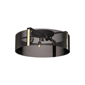 B-Ware Euluna Deckenleuchte Lampe Etro Beleuchtung schwarz gold Stahl Ø 70 cm E27 LED
