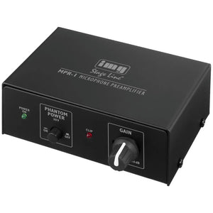 B-Ware IMG Stageline Mikrofon Vorverstärker MPR-1 Audio Vorverstärker 2 Eingänge XLR