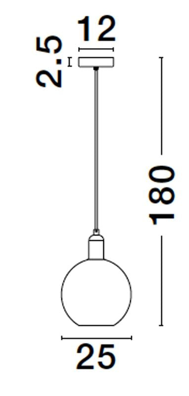 Nova Luce Pendelleuchte Hängeleuchte MIRRO E27 LED Gold dimmbar 180x25 cm Lampe - 5212017433541
