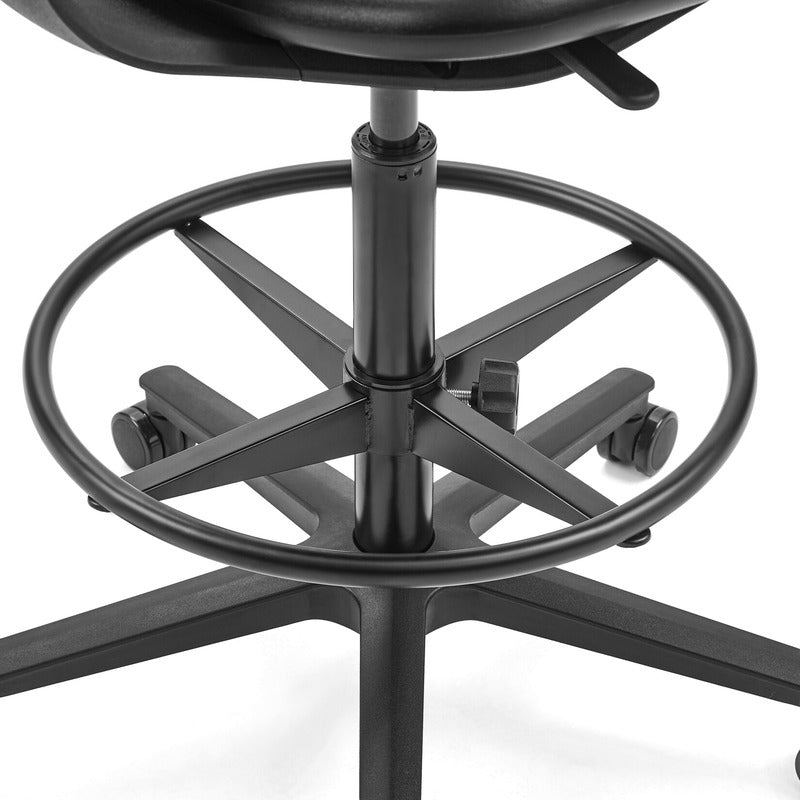 hjh OFFICE TOP WORK B Counterstuhl Kunstleder schwarz ohne Armlehnen - 4064323108344