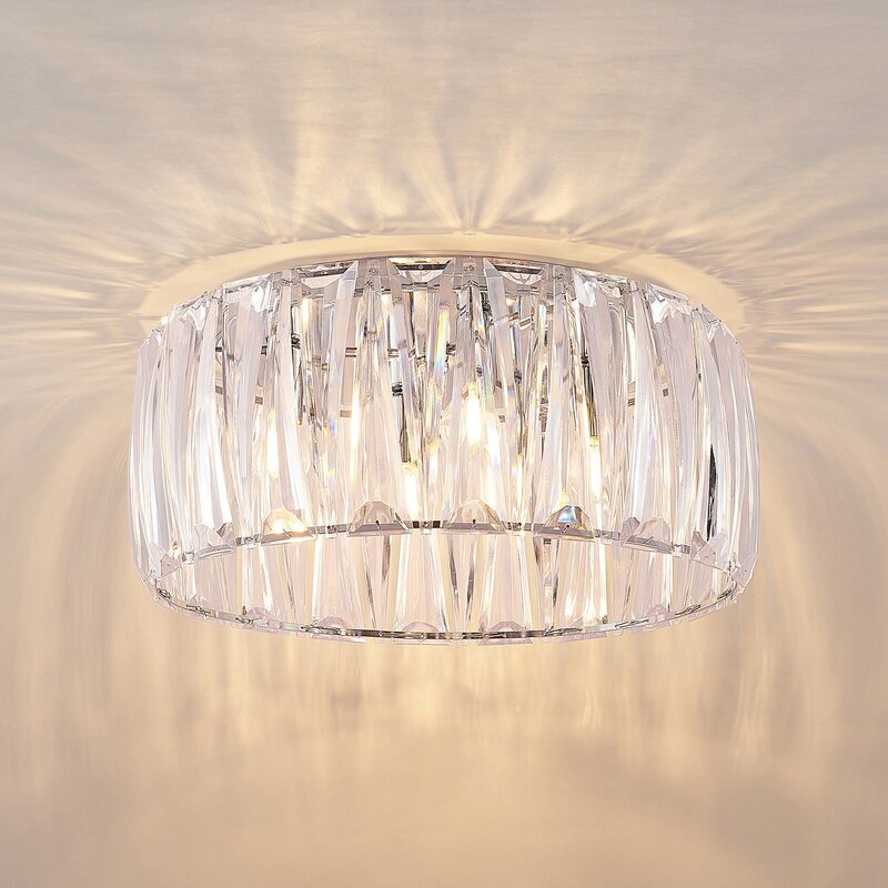 Lindby Sofia Deckenlampe Deckenleuchte Lampe Leuchte 4-flm E14 transparent chrom - 4251911708165