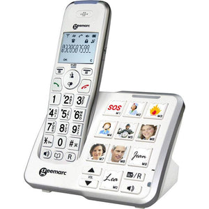 B-Ware Geemarc Schnurloses Seniorentelefon AMPLIDECT 295 Foto-Tasten Anrufbeantworter
