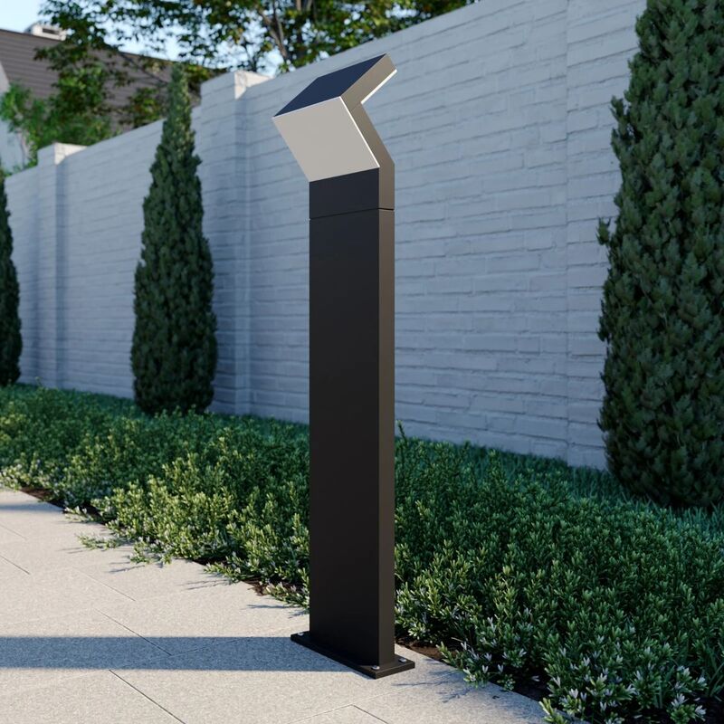Arcchio Gartenleuchte Havin H100 LED Außenleuchte Lampe dunkelgrau stilvoll 78cm - 4251096584585