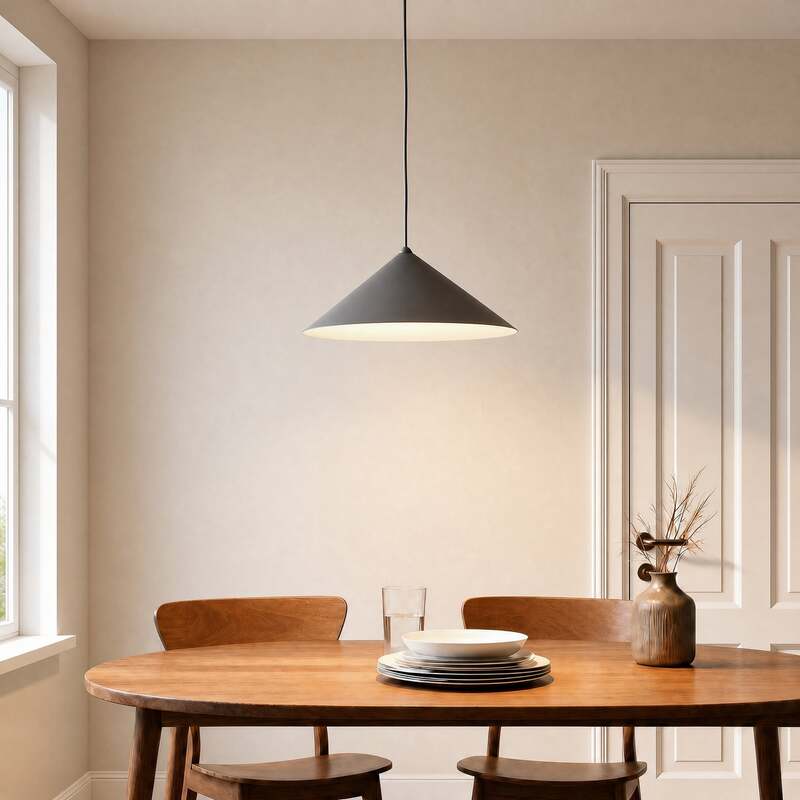 Lume Hängeleuchte Pendelleuchte Braun Metall Kunststoff GX53 40 cm410 - 5906135112715