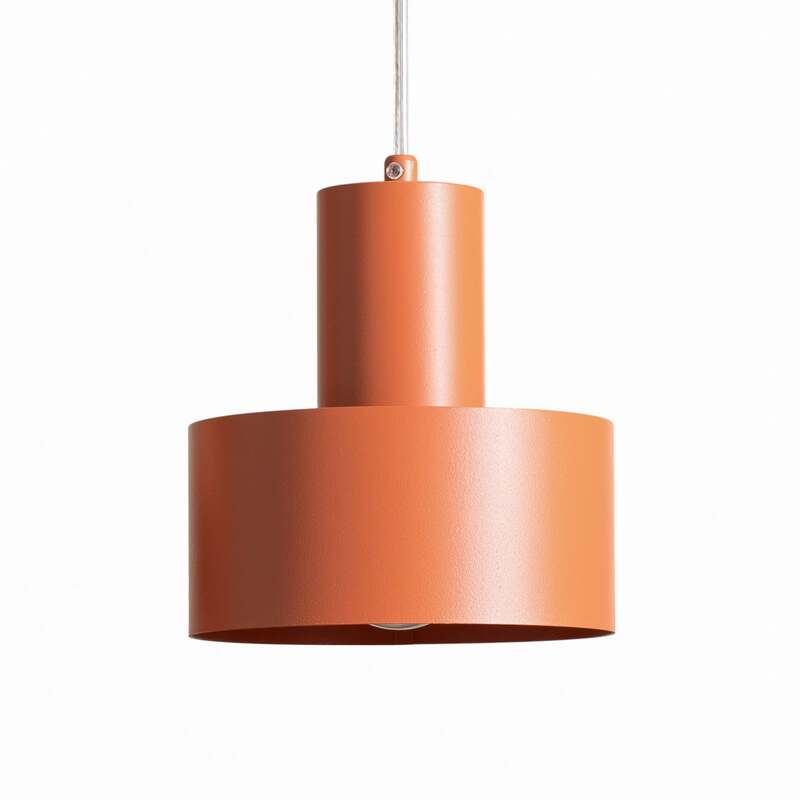 Hängeleuchte Rif 3 ziegelrot 3-flammig dimmbar Stahl 67x15 cm Sigma - 5902846810674