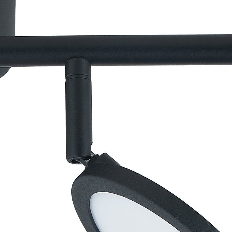 Lindby LED-Spot Manel dimmbar Eisen schwarz 82cm Leuchte Strahler Lampe 4-flg - 4251911766387