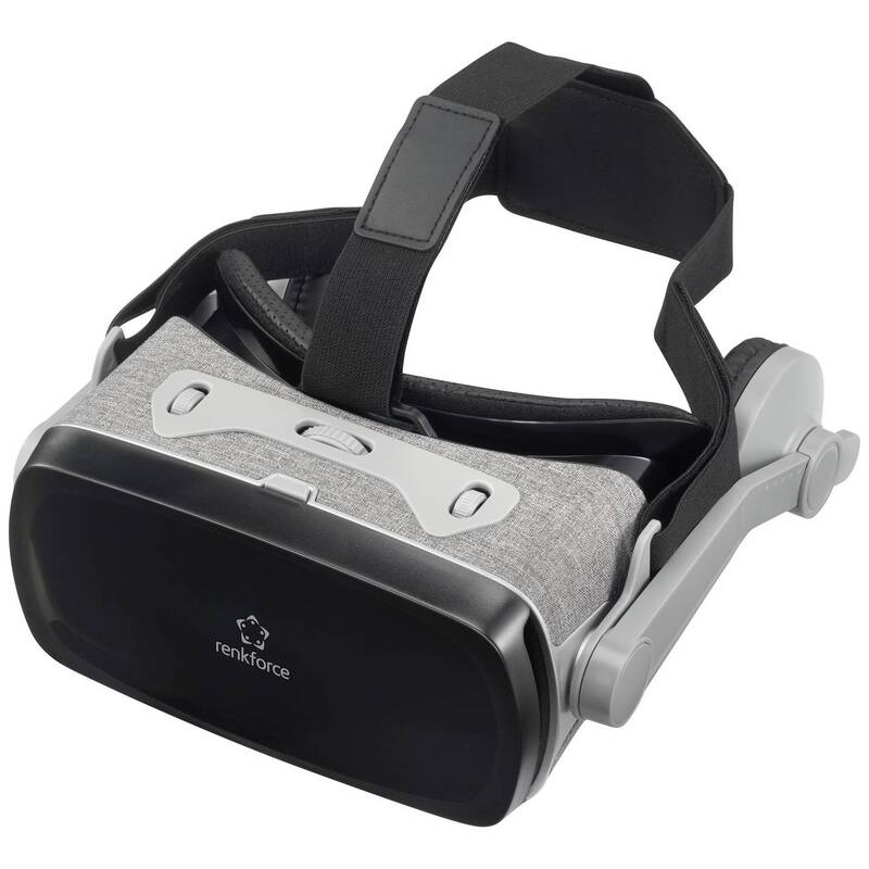 Renkforce RF-VRG-300 Schwarz-Grau Virtual Reality Brille (RF-5051788) - 4064161207544