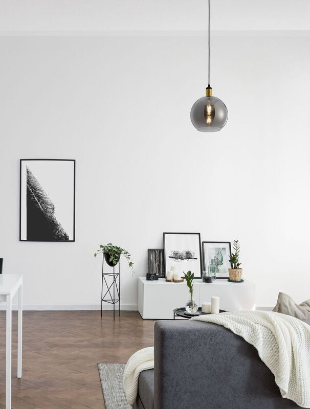 Nova Luce Pendelleuchte Hängeleuchte MIRRO E27 LED Gold dimmbar 180x25 cm Lampe - 5212017433541