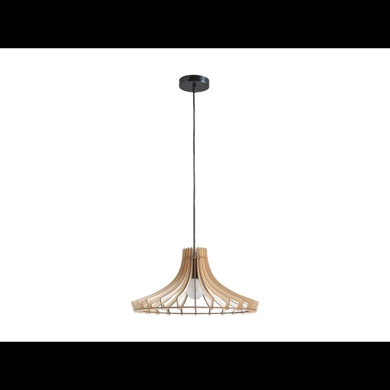 Lindby Holz-Pendelleuchte Pendellampe Lampe Leuchte Deckenlampe Bela Ø 47cm E27 - 4251096519808