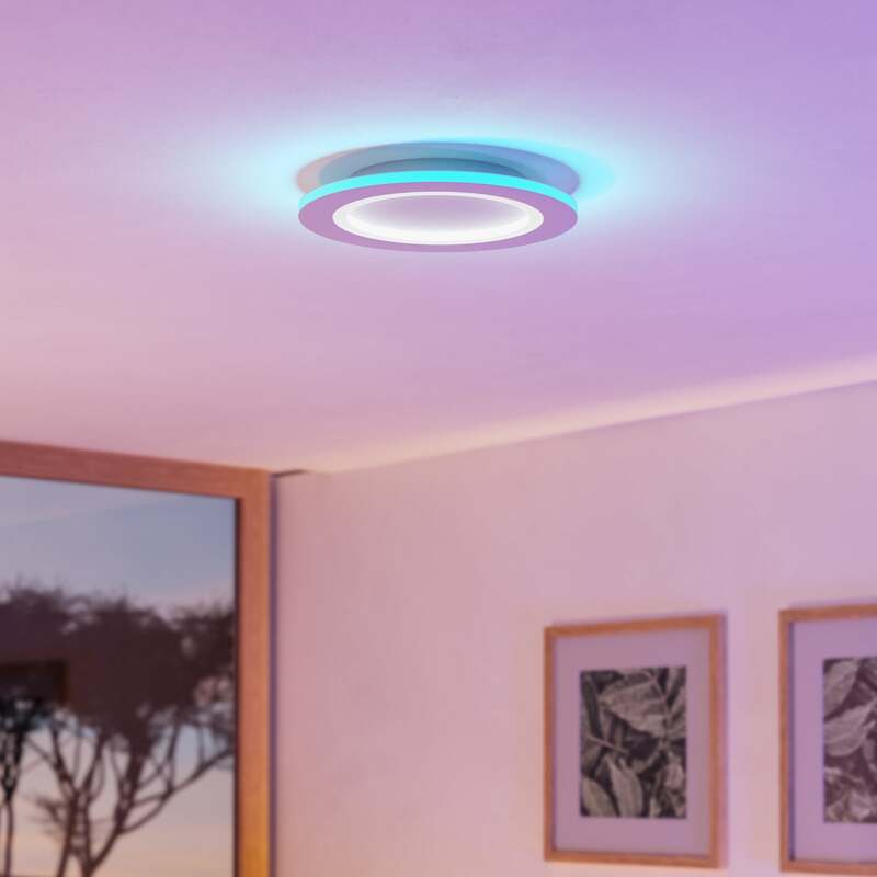 EGLO connect Deckenleuchte Deckenlampe LED Smart Home weiß App Sprachsteuerung - 9008606244225