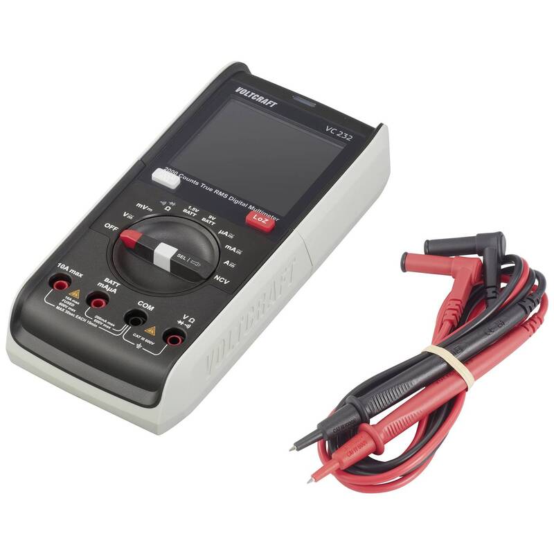 VOLTCRAFT VC232 Hand-Multimeter digital 600V True RMS mit Taschenlampenfunktion - 4064161218014
