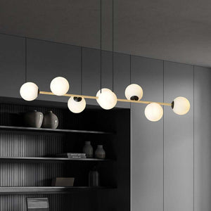 B-Ware EMIBIG Lighting GRAVITY 8 BL OPAL Hängeleuchte Hängelampe SIEHE TEXT/FOTO