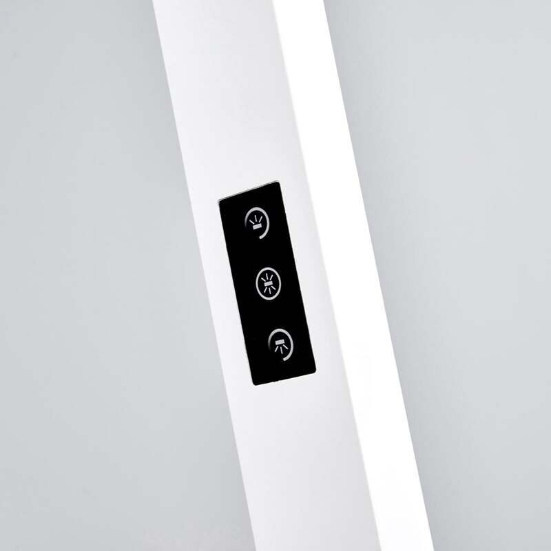 Arcchio LED Office Floor Lamp Jolinda, White, Metal, Sensor - 4251096542424