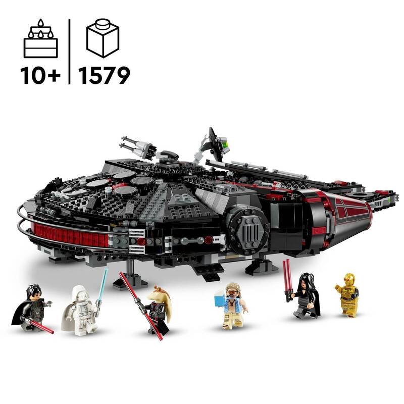 LEGO STAR WARS 75389 Dunkler Millennium Falke mit 1579 Teilen und 6 Minifiguren - 5702017584454