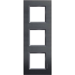 B-Ware Legrand Rahmen Abdeckung Lichtschalter Living&Light Anthrazit 4 STÜCK