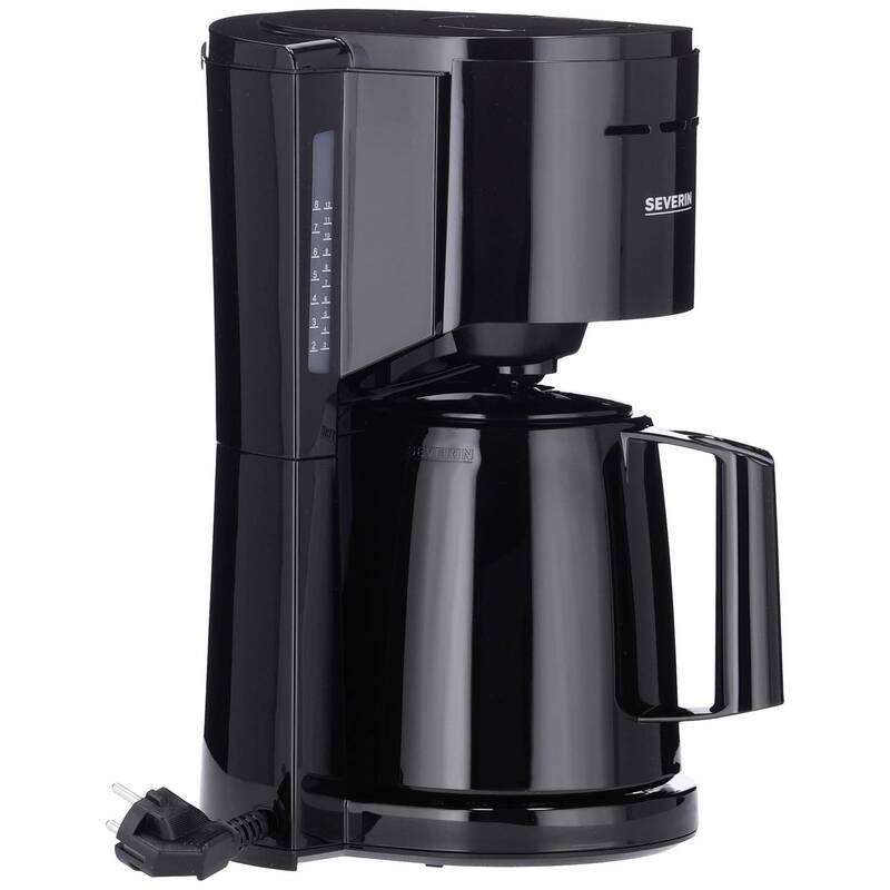 Severin Kaffeemaschine Filterkaffeemaschine schwarz Isolierkanne 8 Tassen 1000W - 4008146041440