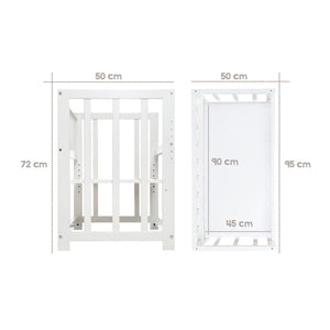 C-Ware Roba Baby Liegefläche MDF 100% Baumwolle für Kinder ab 0 Monaten 76x95cm