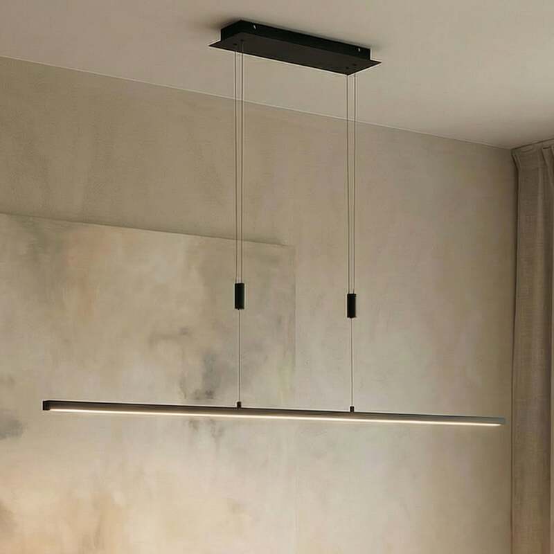 Lindby Hängelampe Hängeleuchte Arneja LED Pendelleuchte Leuchte dimmbar schwarz - 4251911729344