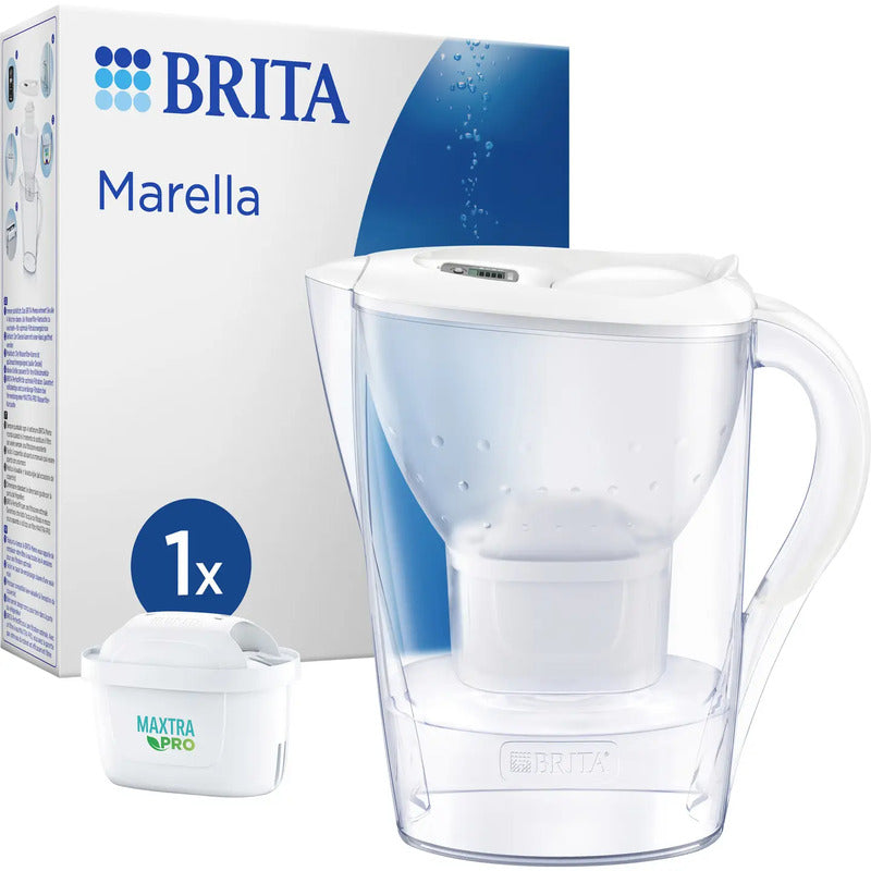 Brita Wasserfilterkanne Filter Marella Weiß Filterkartusche Maxtra Pro All-in-1 - 4006387125219