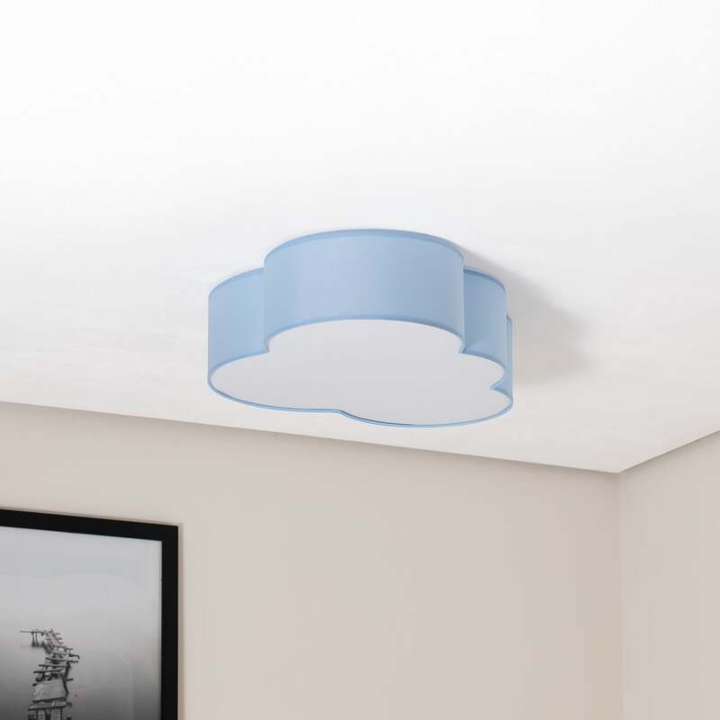 Cloud Deckenleuchte Wolke Lampe blau Textil E27 Kinderzimmer Beleuchtung - 5901780560713