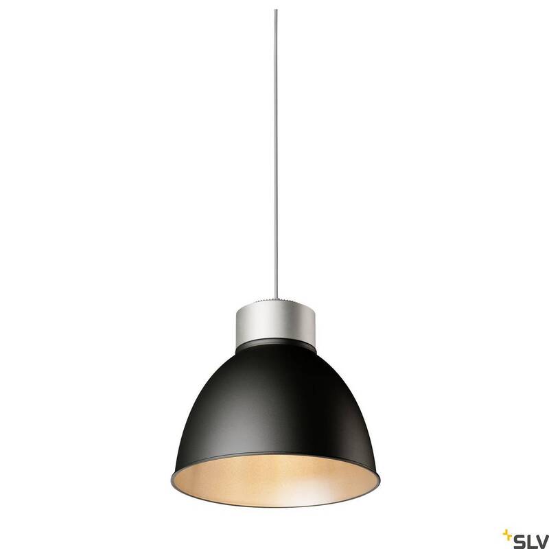 SLV PARA DOME 1005216 Lampenschirm Schwarz Lampe Leuchte Licht 3 STÜCK - 4024163252959
