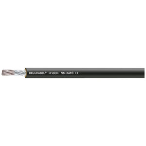 B-Ware HELU Aderleitung NSHXAFÖ 1.8/3 kV 1 x 2.50 mm² schwarz ölbeständig 100m Kabel