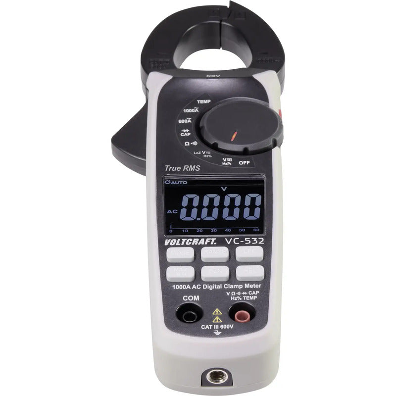 Voltcraft Stromzange VC-532 digital CAT III 600 V True RMS 6000 Counts - 4053199981434