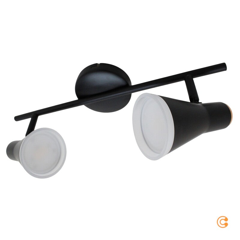 Lindby Deckenstrahler Spotleuchte LED Schwarz Michiko Wohnzimmer Küche Flur - 4251096559385