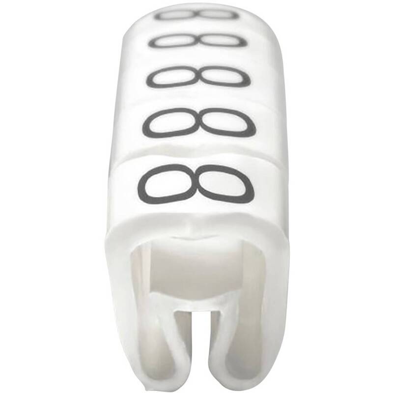 Weidmüller Kennzeichnungsring CLI C 02-3 GE/SW PVC gelb 500 Stück Ø1.3-3mm - 4008190080082
