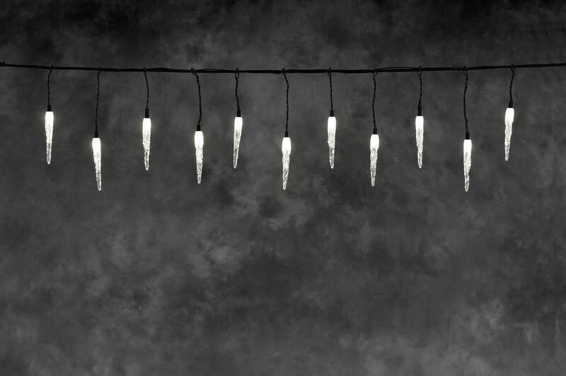 Konstsmide LED Lichterketten-System-Erweiterung Eiszapfen Licht 24V Warmweiß - 7318306521079