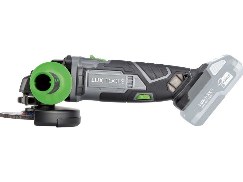 LUX-TOOLS Akku-Winkelschleifer A-WS-20/115 A 20 V Flex Trennschleifer ohne Akku - 4007871963263