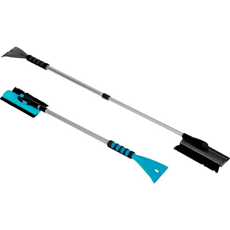 IWH Aluminium Eiskratzer Schneebesen ausziehbar Softgriff Pkw SUV Van blau - 4028354886503