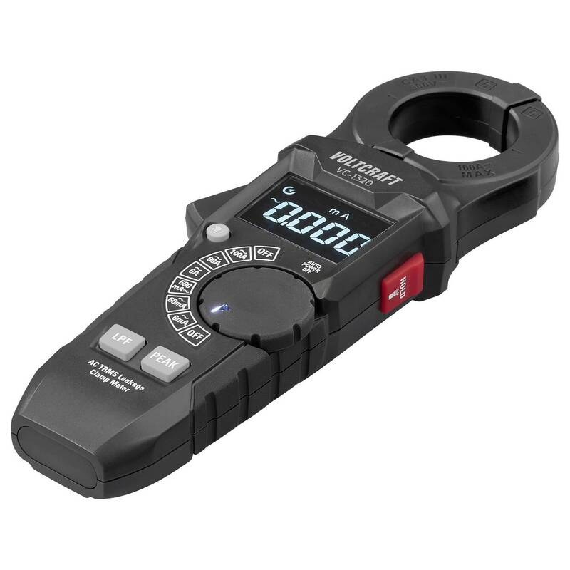 Voltcraft Leckstromzange VC-1320 1µA digital Anzeige 6000 Counts präzise Messung - 4064161481623