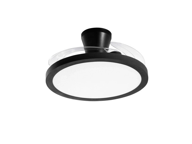 Intec Plafoniera Ventilator CCT dimmbar RGB Condor 46W 4050lm 24x49cm schwarz - 8031414929641