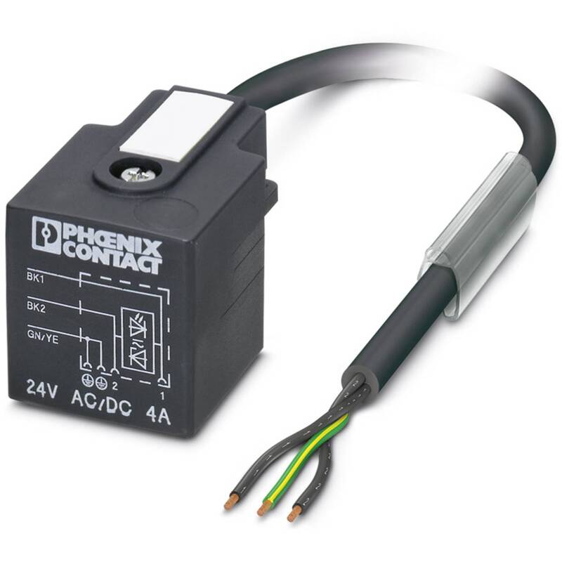 Phoenix Contact Sensoraktor Kabel Leitung Verbindung Schwarzgrau 3polig 10m LED - 4046356413398