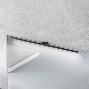 B-Ware MCJ LED-Spiegelleuchte Triga IP44 schwarz 80 cm 3.000K Spiegelleuchte Lampe Spot