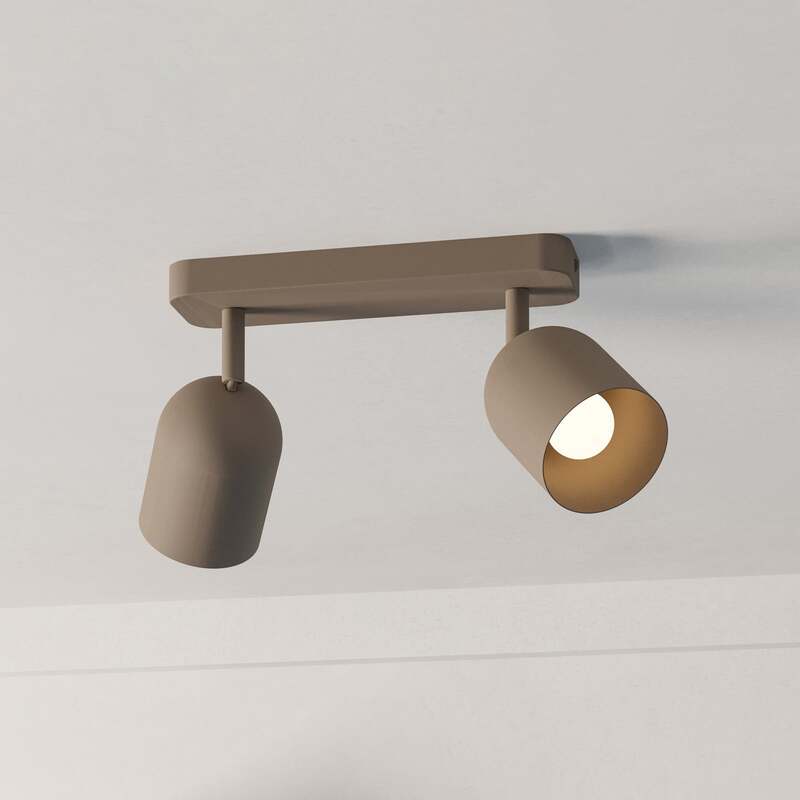Eglo Deckenstrahler Tilston LED Strahler dimmbar Stahl beige 28x8 Leuchte Lampe - 9008606359721