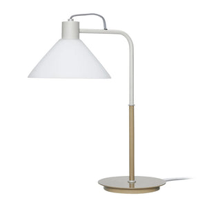 B-Ware Hübsch Interior Tischleuchte Lampe Spot Beleuchtung Glas H 44 cm khaki sand