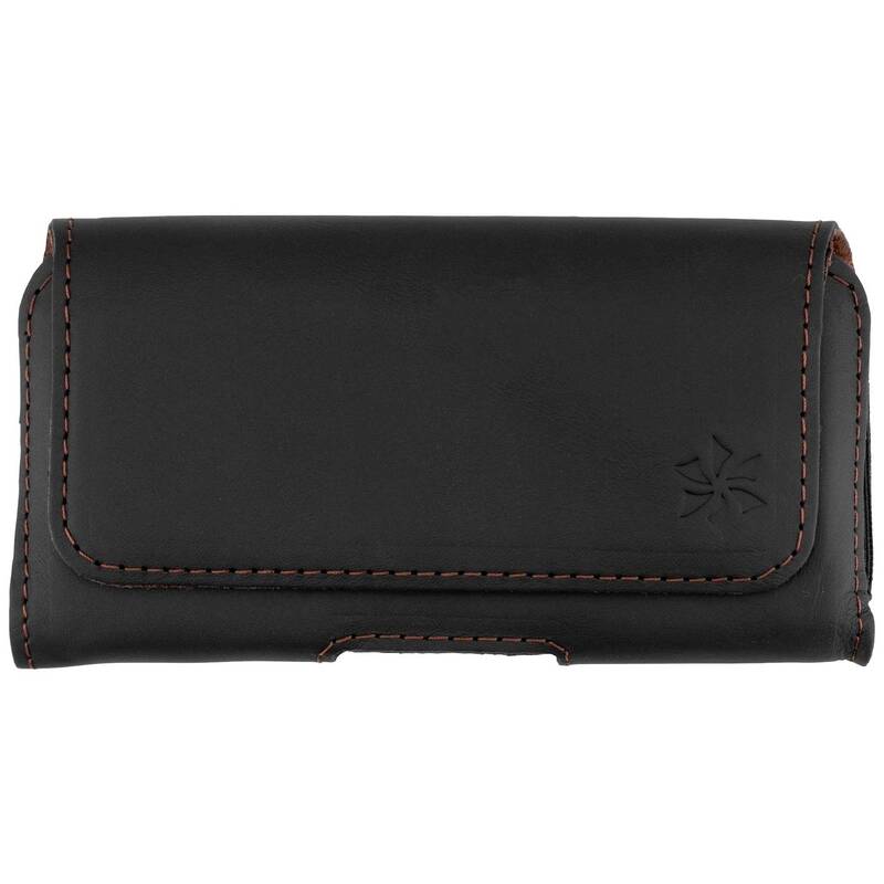 Honju Gürteltasche Handytasche horizon 5XL Schwarz Leder Smartphone 6,1-6,7 Zoll - 4260394862127