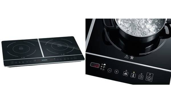 Severin DK 1031 Doppel-Induktionsplatte 3400W 2 Kochfelder Touch-Bedienung sc... - 4008146017476