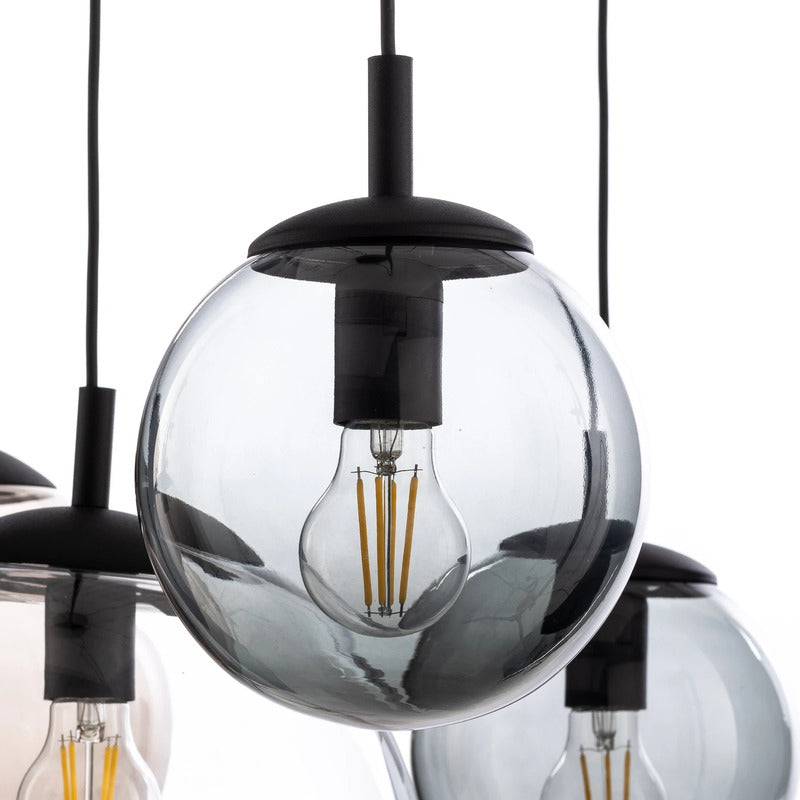Hängeleuchte Esme Glas multicolor fünfflammig Deckenlampe Lampe SIEHE TEXT/FOTO - 5901780547967