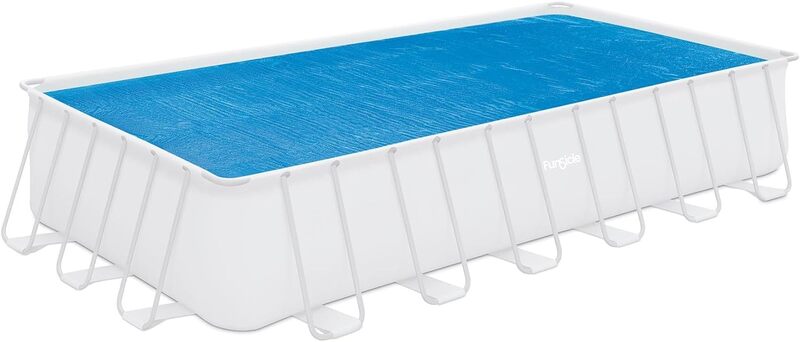 Funsicle Solar-Poolabdeckung 7,3 x 3,66 m für oberirdische Pools Blau - 4894906009825
