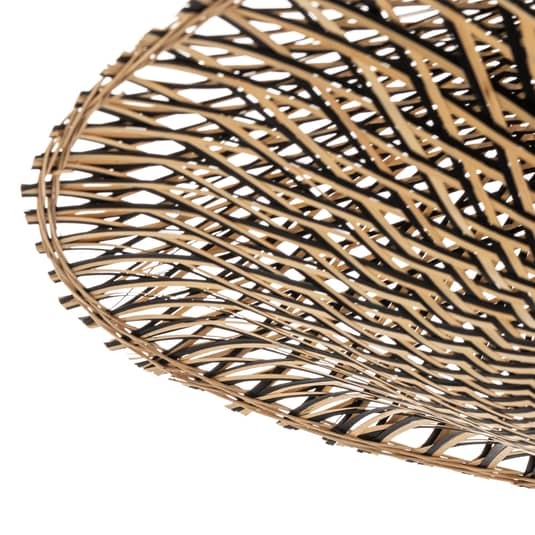 Good&Mojo Bali Deckenlampe Deckenlampe Lampe Leuchte E27 Bambus Eisen Ø 60 cm - 8716248086233