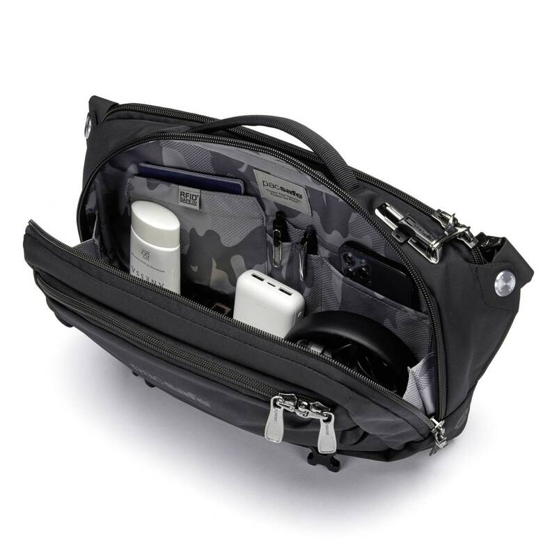 Pacsafe Notebook Tasche EXP 12 Sling wasserabweisend schwarz 36,5x24,5x11cm - 0688334009519