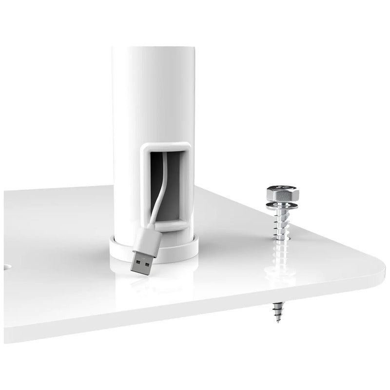 Manhattan Tablet-Ständer abschließbar drehbar 20,1-27,9cm weiß 2,8kg für Retail - 0766623406352