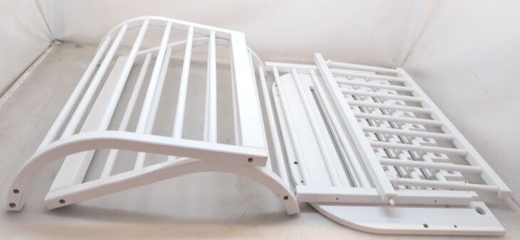 Babybay Beistellbett Kinderbett Maxi Comfort Plus Weiß großes Liegefläche Twins - 2000578977702