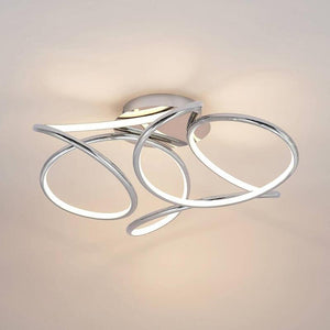 B-Ware Lindby Kreolo LED-Deckenlampe Chrom Deckenleuchte Designer Lampe Leuchte Decke