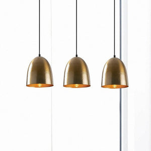B-Ware Hängeleuchte Tattoo 6172 goldantik Metall 3-flammig lang Deckenlampe Lampe S50