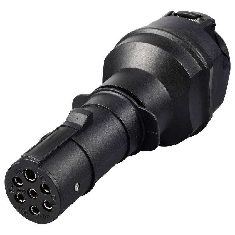 VOLTCRAFT Spannungsreduzierer Adapter KFZ-Spannungsminderer TM6080 Anhänger 7pol - 4064161338446