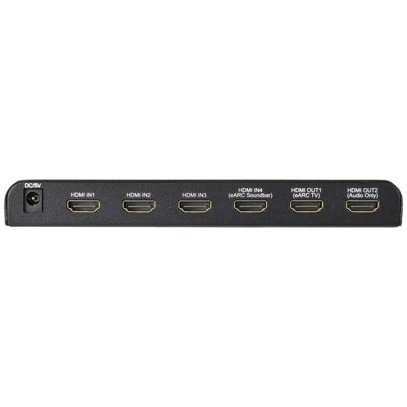 SpeaKa Professional SP-HDA-550 4 Port HDMI-Switch HDMI-Umschalter - 4064161220185